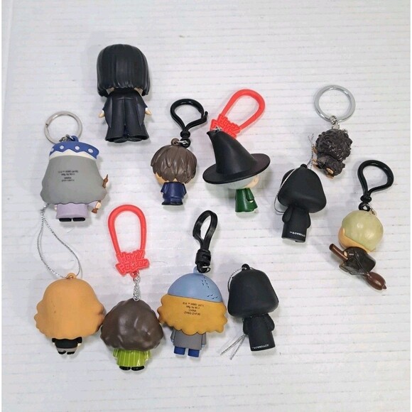 Harry Potter Lot Ornaments & Keychains Funko Snape Dumbledore Draco Hermione - Picture 2 of 2